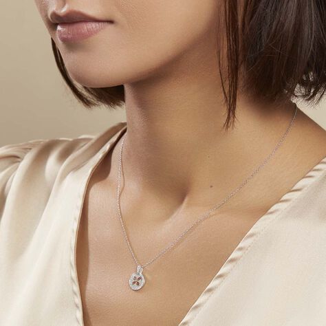 Collier Ema Argent Blanc Oxyde De Zirconium - Colliers fantaisie Femme | Histoire d’Or