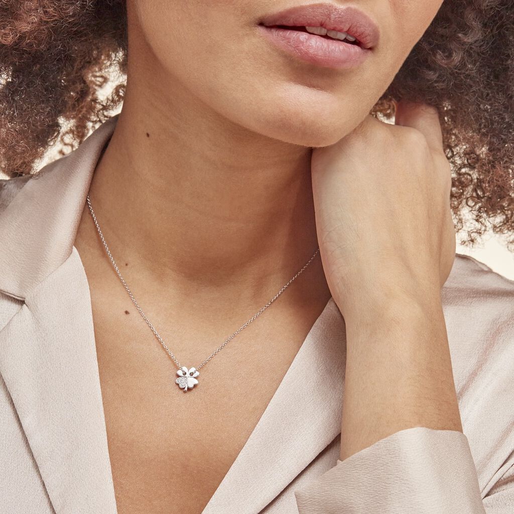 Collier Argent Tancrede Oxydes De Zirconium - Colliers fantaisie Femme | Histoire d’Or