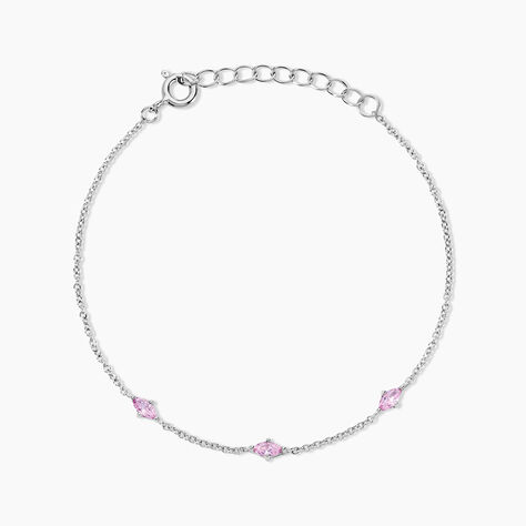 Bracelet Borya Argent Blanc Oxyde De Zirconium - Bracelets Femme | Histoire d&rsquo;Or