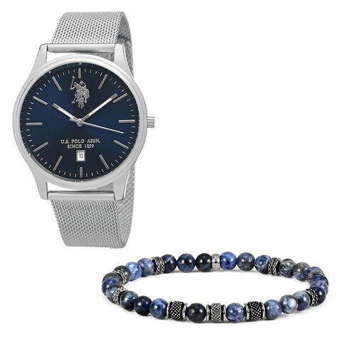 Coffret De Montre U.s. Polo Assn. Bleu - Montres Homme | Histoire d&rsquo;Or