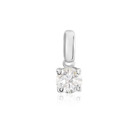 Pendentif Aphrodite Or Blanc Diamant - Pendentifs Femme | Histoire d’Or