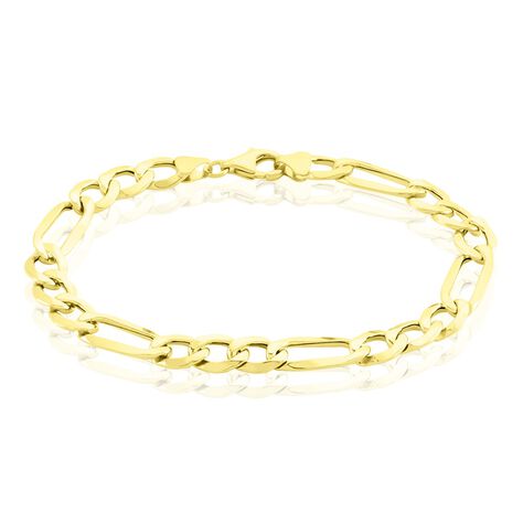 Bracelet Cameo Maille Alternee 1/3 Or Jaune - Bracelets chaîne Homme | Histoire d’Or