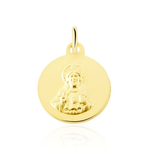 M&eacute;daille Or Jaune Jesus - Pendentifs Bapt&ecirc;me Famille | Histoire d&rsquo;Or