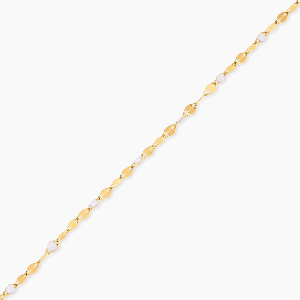 Cha&icirc;ne De Cheville Asteria Argent Dor&eacute; A L'Or 750/1000 - Cha&icirc;nes de cheville Femme | Histoire d&rsquo;Or
