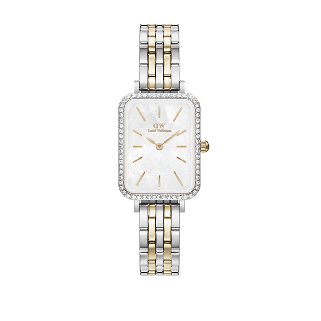 Montre Daniel Wellington Quadro Nacre Blanche - Montres Femme | Histoire d’Or
