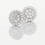 Boucles D'oreilles Puces Verane Argent Blanc Oxyde De Zirconium - Boucles d'oreilles fantaisie Femme | Histoire d&rsquo;Or