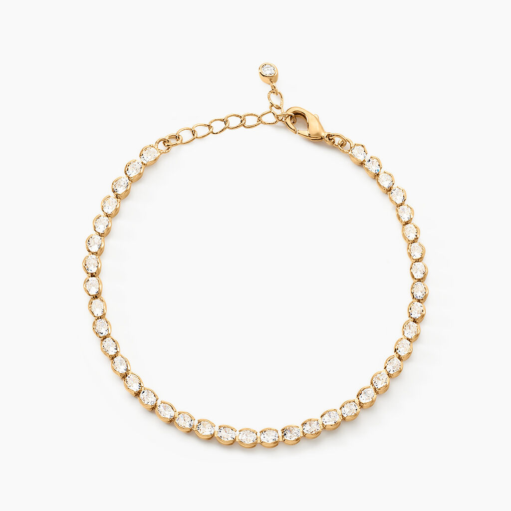Bracelet Maryannick Plaqué Or Jaune Oxyde De Zirconium