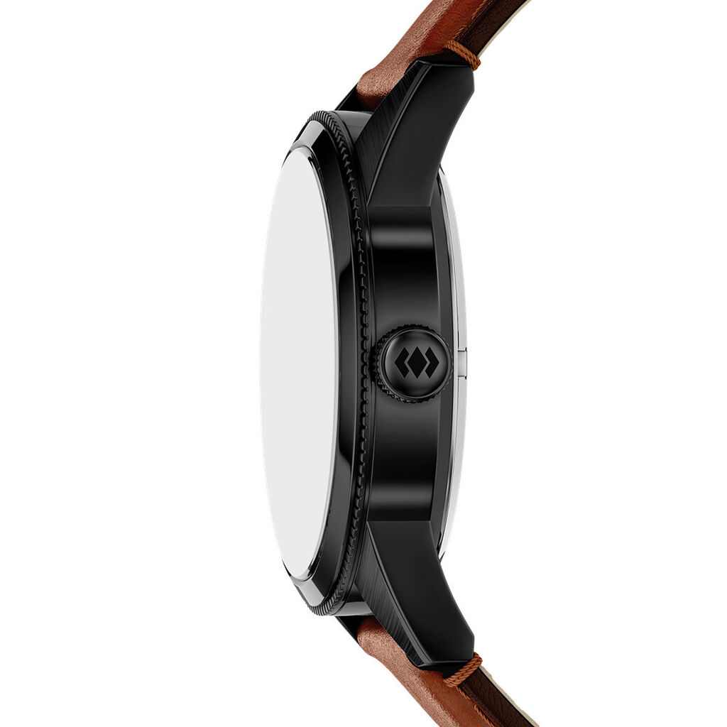 Montre Fossil Pearson Noir - F&ecirc;te des p&egrave;res Homme | Histoire d&rsquo;Or