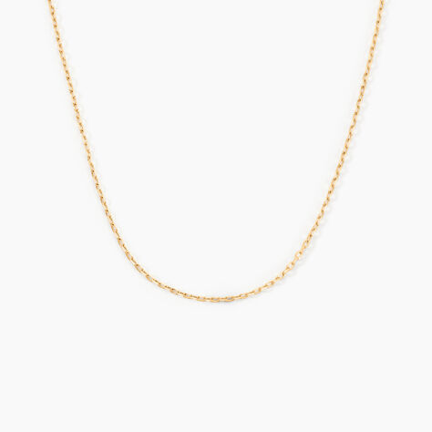 Cha&icirc;ne Igoa Maille For&ccedil;at Diamantee Or Jaune - Chaines Femme | Histoire d&rsquo;Or