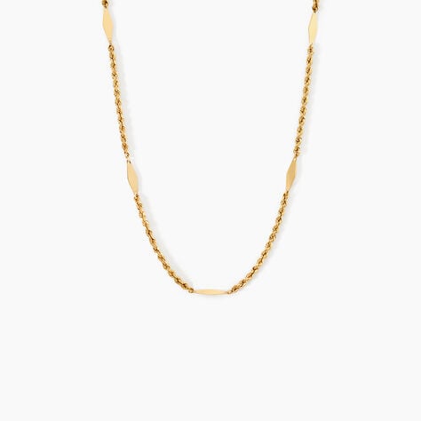 Collier Jerry Or Jaune - Bijoux sans pierre Femme | Histoire d&rsquo;Or