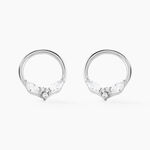 Boucles D'oreilles Pendantes Catiane Argent Blanc Oxyde De Zirconium - Boucles d'oreilles fantaisie Femme | Histoire d&rsquo;Or