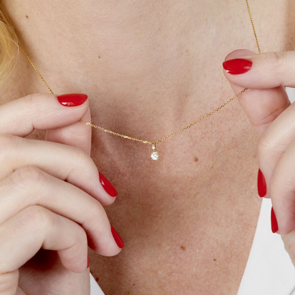 Pendentif Aphrodite Or Jaune Diamant - Pendentifs Femme | Histoire d’Or