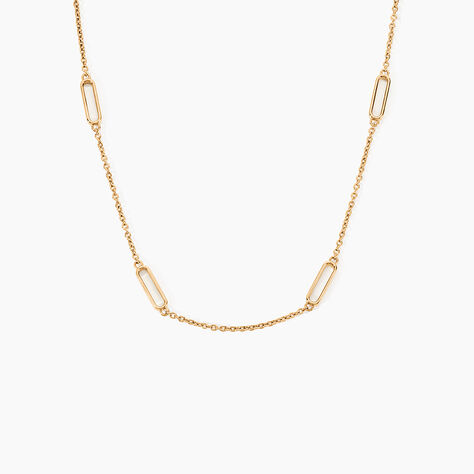 Collier Lueur Plaqu&eacute; Or Jaune - Colliers Femme | Histoire d&rsquo;Or