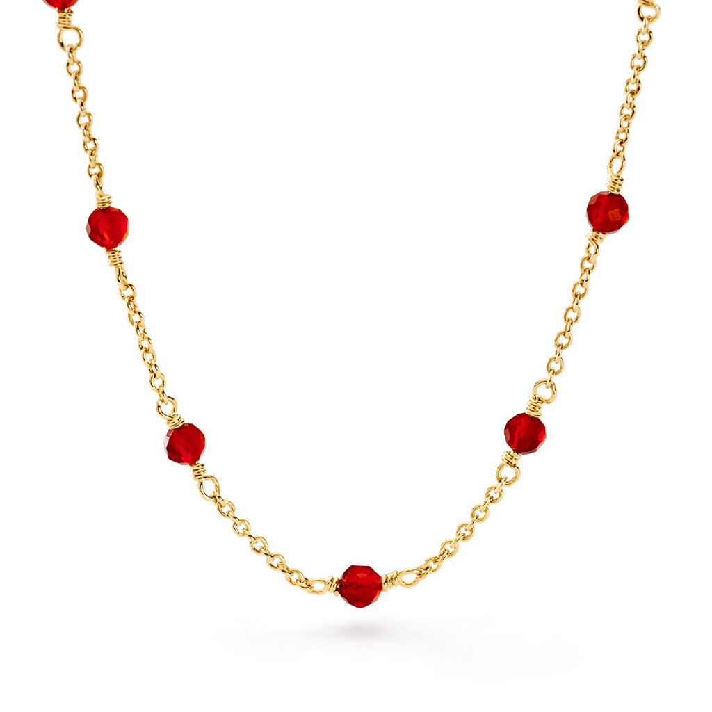 Collier Calliope Plaqué Or Doré Agate - Colliers Femme | Histoire d’Or