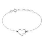 Bracelet Soumia Argent Blanc - F&ecirc;te des m&egrave;res Femme | Histoire d&rsquo;Or