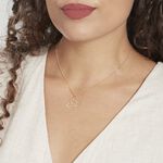 Pendentif Guecha Colombe Et Coeur Or Jaune - Pendentifs Femme | Histoire d&rsquo;Or