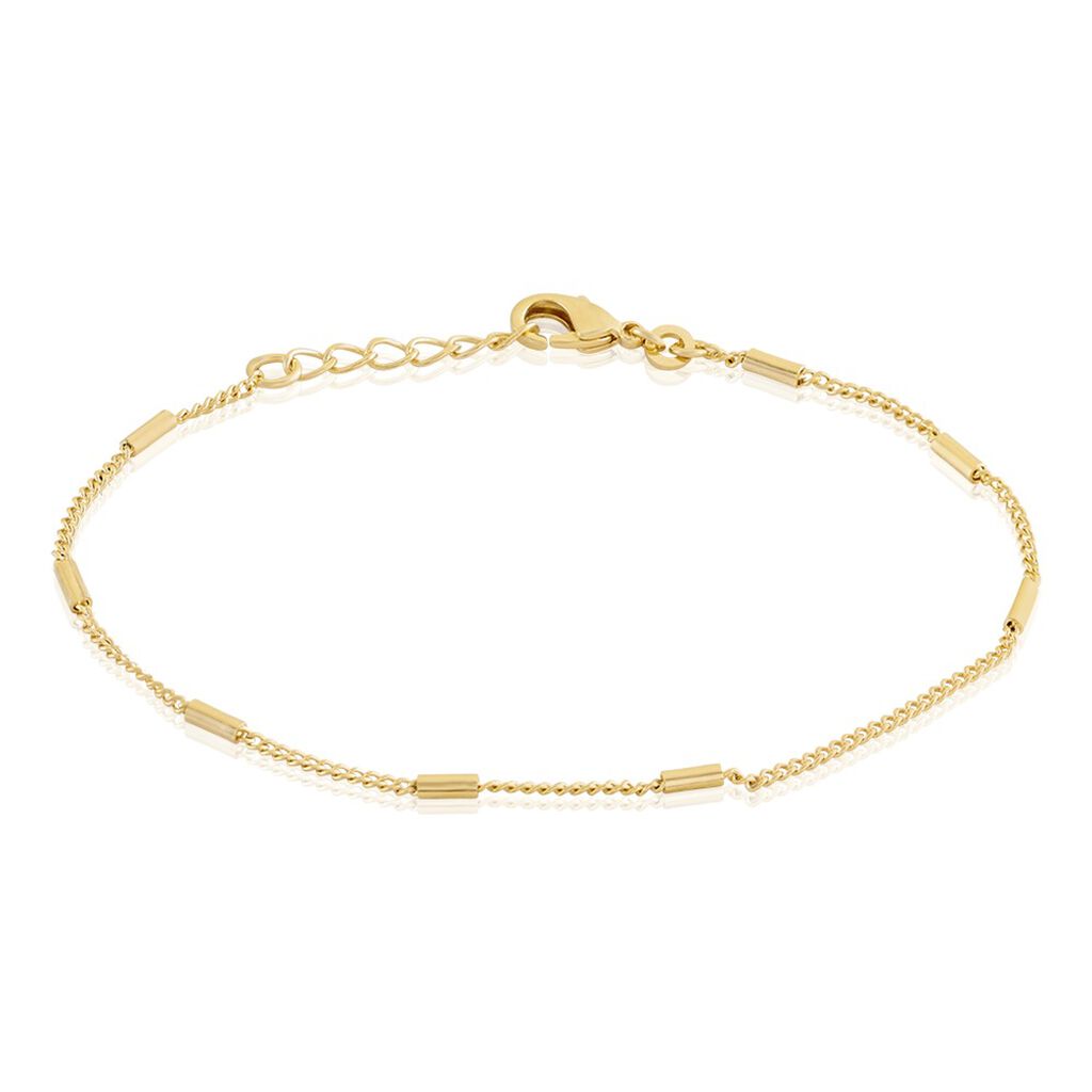 Bracelet Frans Plaqu&eacute; Or - Bracelets cha&icirc;ne Femme | Histoire d&rsquo;Or