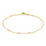 Bracelet Frans Plaqu&eacute; Or - Bracelets cha&icirc;ne Femme | Histoire d&rsquo;Or