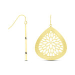 Boucles D'oreilles Pendantes Acier Dor&eacute; Iwona - Boucles d'oreilles fantaisie Femme | Histoire d&rsquo;Or