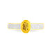 Bague Crista Or Jaune Citrine Et Diamant - Bagues solitaires Femme | Histoire d’Or