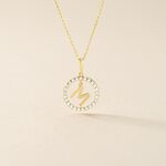 Pendentif Gabe Or Jaune Oxyde De Zirconium - Pendentifs Femme | Histoire d&rsquo;Or