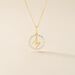 Pendentif Gabe Or Jaune Oxyde De Zirconium - Pendentifs Femme | Histoire d’Or