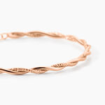 Bracelet Abie Torsade Argent Rose - F&ecirc;te des m&egrave;res Femme | Histoire d&rsquo;Or