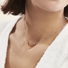 Collier Argent Bicolore Manya - Colliers fantaisie Femme | Histoire d’Or