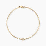 Bracelet Mahe Or Jaune Diamant - Bracelets Femme | Histoire d&rsquo;Or