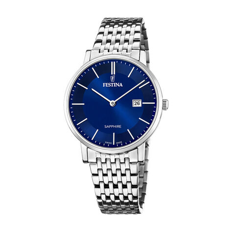Montre Festina Swiss Made Bleu London - Montres suisses Homme | Histoire d’Or