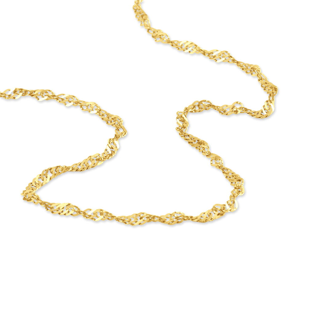 Chaîne Imanie Maille Singapour Or Jaune - Chaines Femme | Histoire d’Or