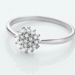 Bague Platine Alden Diamants - Bagues avec pierre Femme | Histoire d&rsquo;Or