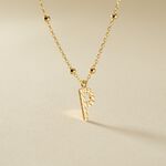 Collier Plaqu&eacute; Or Jaune Lettra - Bijoux sans pierre Femme | Histoire d&rsquo;Or