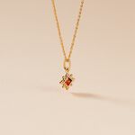 Collier Bobbie Plaqu&eacute; Or Jaune Oxyde De Zirconium - Colliers Femme | Histoire d&rsquo;Or