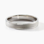 Alliance Padarge Palladium Blanc Ruban - Alliances Unisex | Histoire d&rsquo;Or