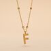 Collier Plaqué Or Jaune Lettra - Colliers fantaisie Femme | Histoire d’Or