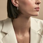 Boucles D'oreilles Pendantes Dervla Argent Rhodi&eacute; Oxyde De Zirconium - Boucles d'oreilles fantaisie Femme | Histoire d&rsquo;Or