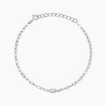 Bracelet Nexus Argent Blanc Oxyde De Zirconium - Bracelets Femme | Histoire d&rsquo;Or
