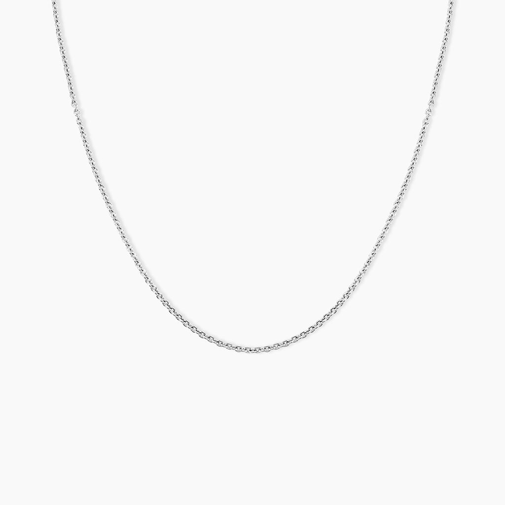 Chaîne Ilda Maille Forçat Limee Or Blanc - Chaines Femme | Histoire d’Or