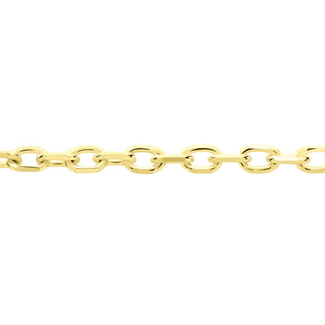 Chaîne Igoa Maille Forçat Diamantee Or Jaune - Chaines Famille | Histoire d’Or