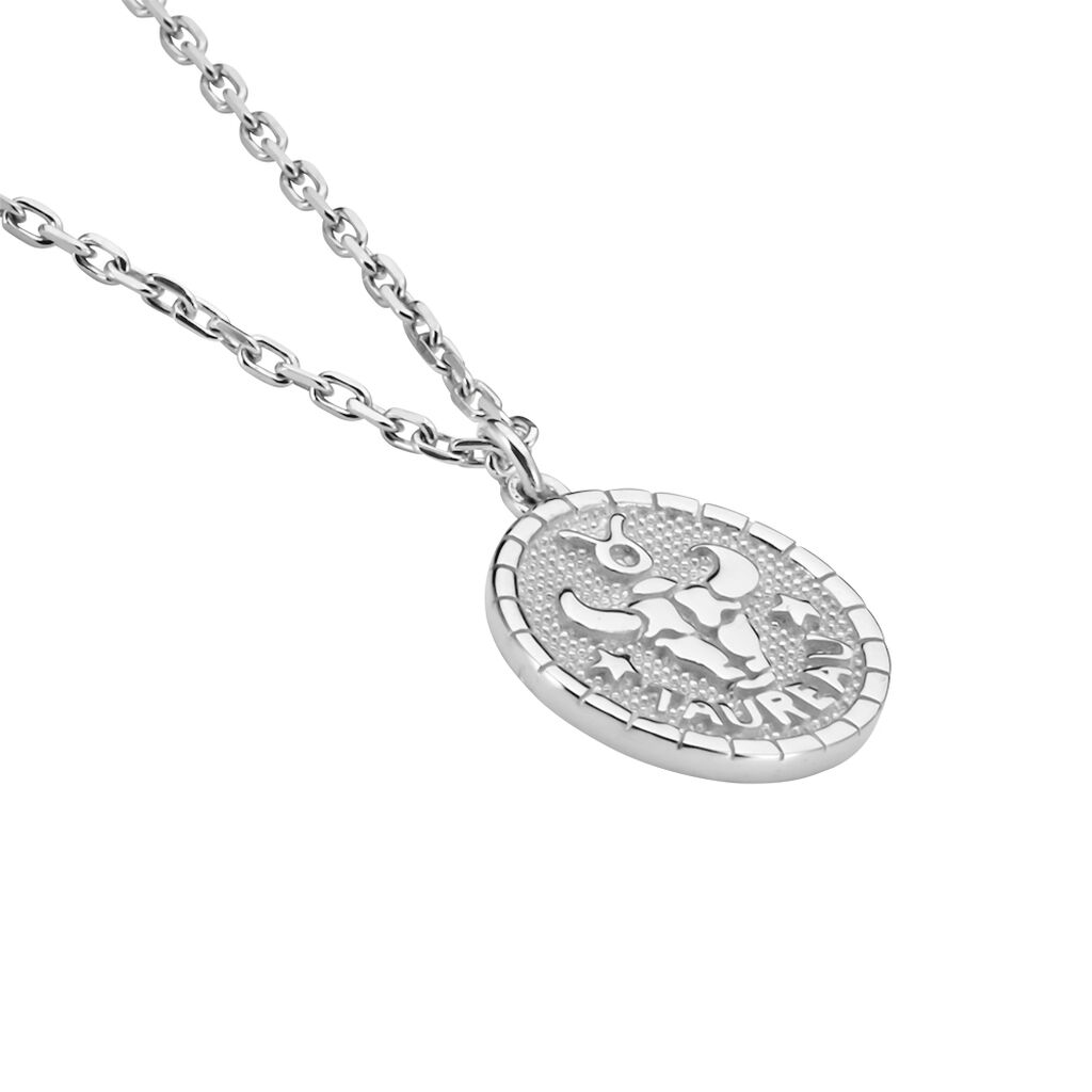 Collier Argent Blanc Hosni - Colliers Zodiaque Homme | Histoire d’Or
