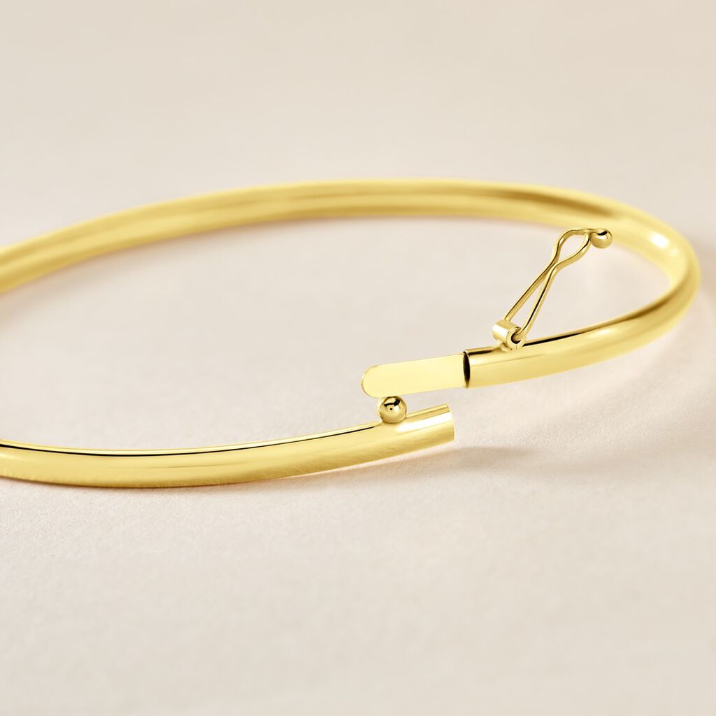Bracelet Jonc Yuriy Fil Flexible Or Jaune - Bracelets joncs Femme | Histoire d&rsquo;Or