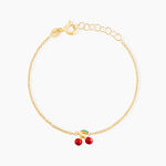 Bracelet Cherry Cerise Or Jaune - Bracelets Enfant | Histoire d&rsquo;Or