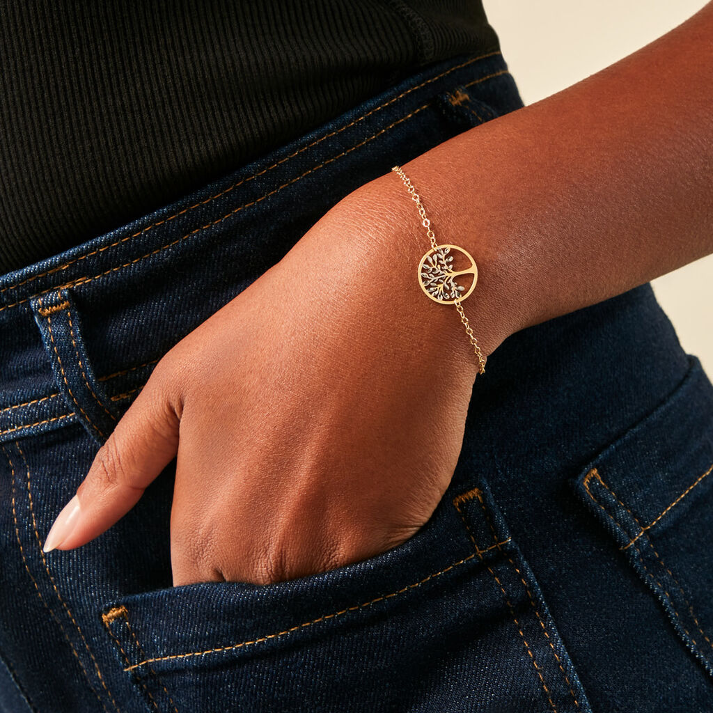 Bracelet Aragorn Or Bicolore - Bracelets Femme | Histoire d’Or