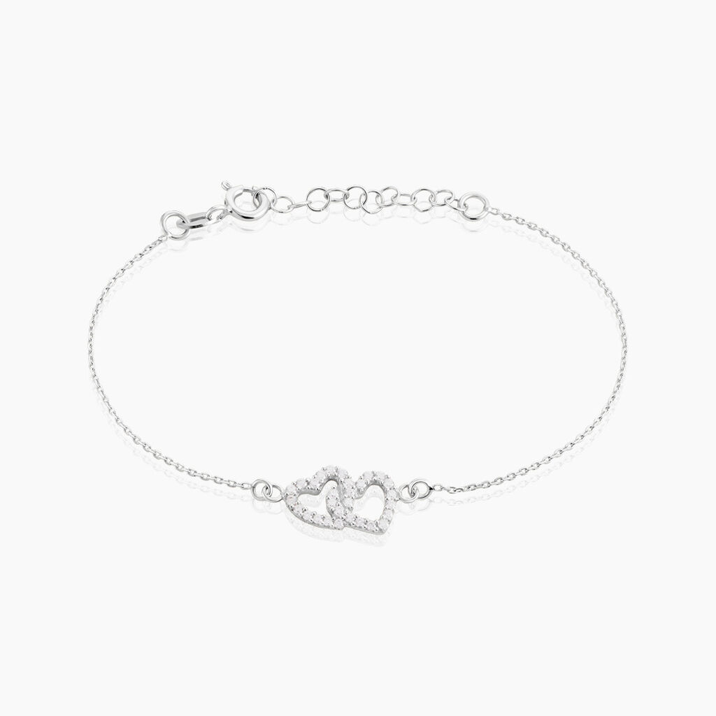 Bracelet Mona Argent Blanc Oxyde De Zirconium - Bracelets Femme | Histoire d&rsquo;Or