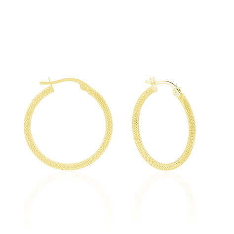 Créoles Ulrica Or Jaune - Boucles d'oreilles créoles Femme | Histoire d’Or