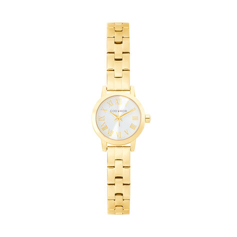 Montre Codhor Alison Blanc - Montres &eacute;tanches Femme | Histoire d&rsquo;Or