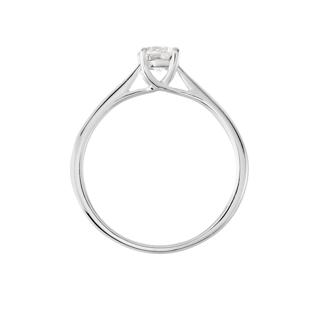 Bague Solitaire One Or Blanc Diamant - Bagues solitaires Femme | Histoire d&rsquo;Or