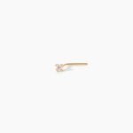 Piercing De Nez Fethi Serti Griffe Or Jaune Oxyde De Zirconium - Piercing Nez Femme | Histoire d&rsquo;Or