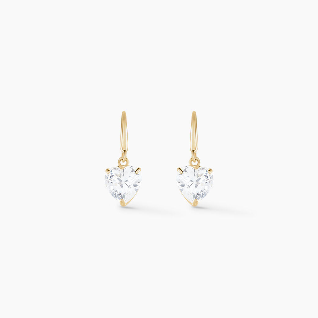 Boucles D'oreilles Djimmy Or Jaune Oxyde - Boucles d'oreilles pendantes Femme | Histoire d’Or